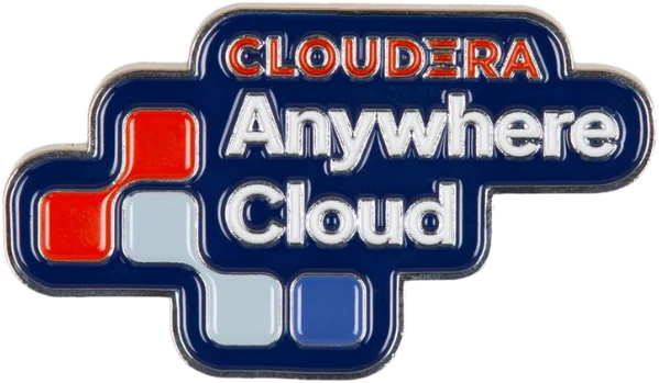 Anywhere Cloud enamel lapel pin
